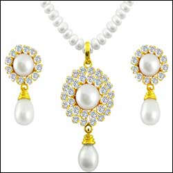 "ROYAL PEARL SET - JDPS-02 - Click here to View more details about this Product
